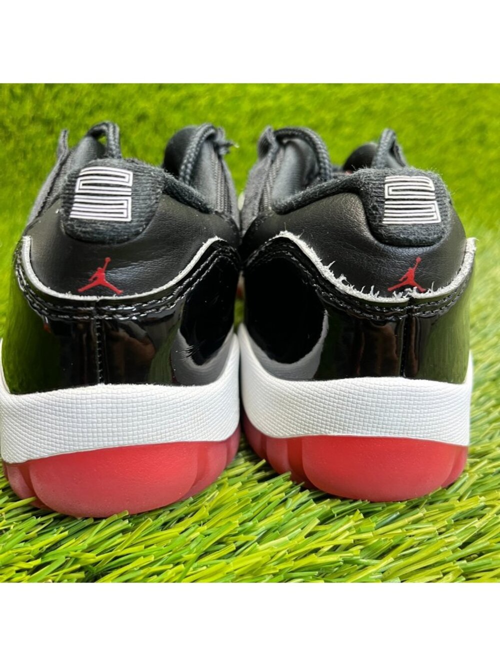 Nike Air Jordan 11 Retro Boys Size 3Y Black Athletic Basketball Shoes Sneakers - Picture 7 of 11